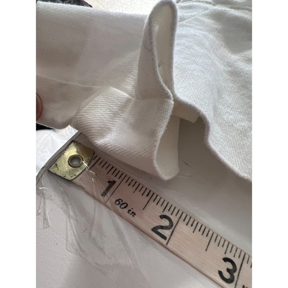 Capulet Ravenna Lace Front Short Womens XS High Rise Side Zip White Cotton Blend - Picture 8 of 8